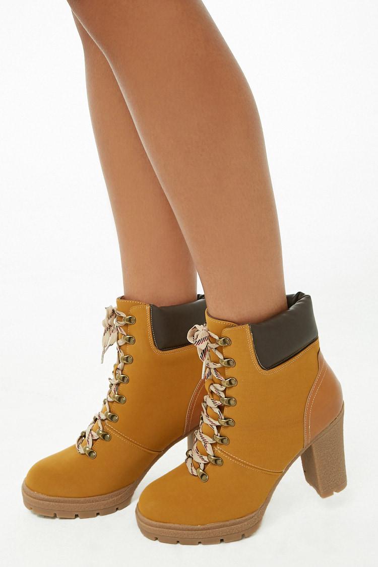combat boots with heels forever 21