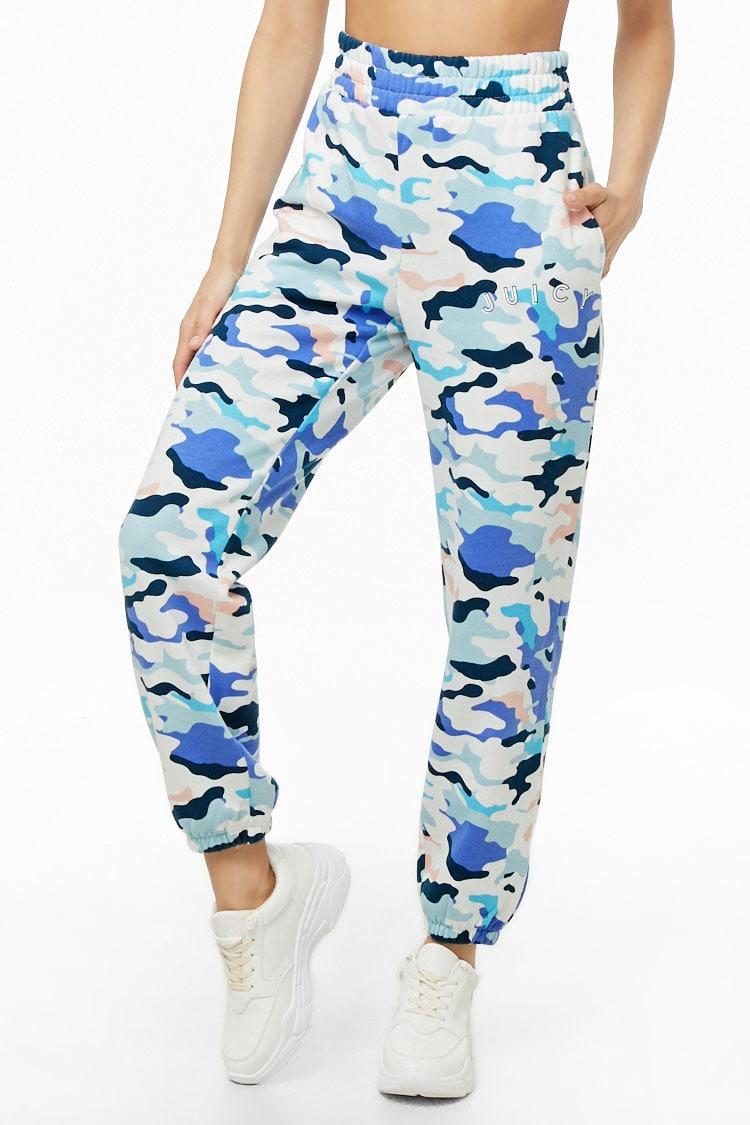 blue camo sweatpants
