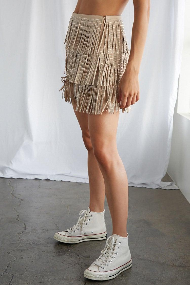 fringe skirt very