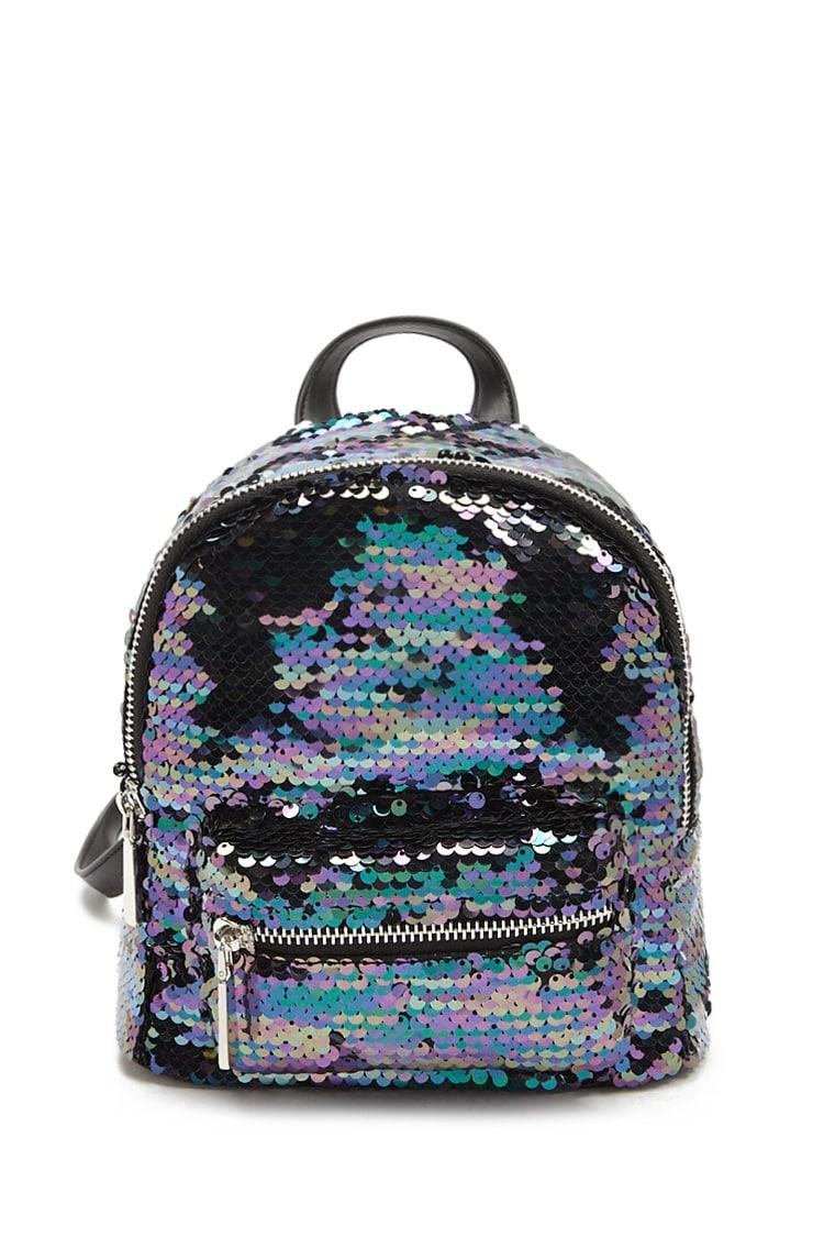 sequin mini backpack