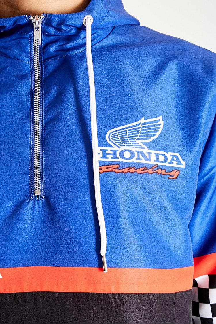 honda hooded colorblock pullover