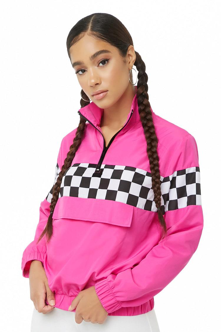 checkerboard windbreaker