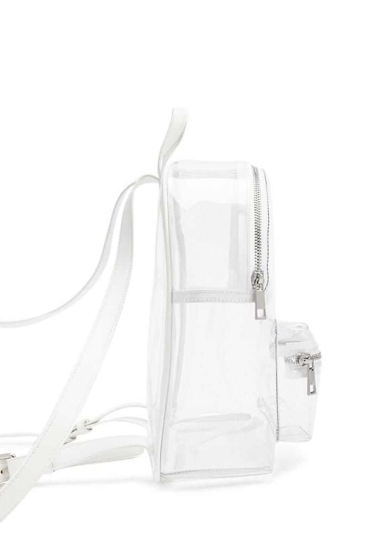 forever 21 clear mini backpack