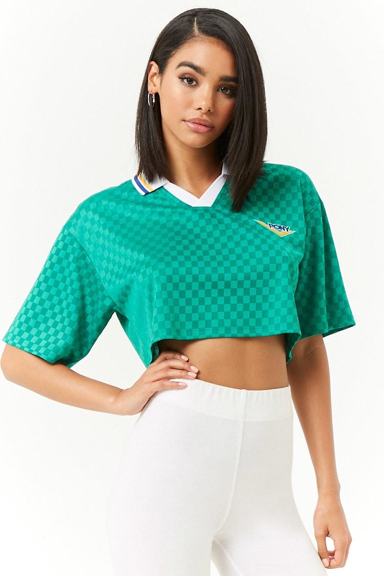 jersey crop top forever 21