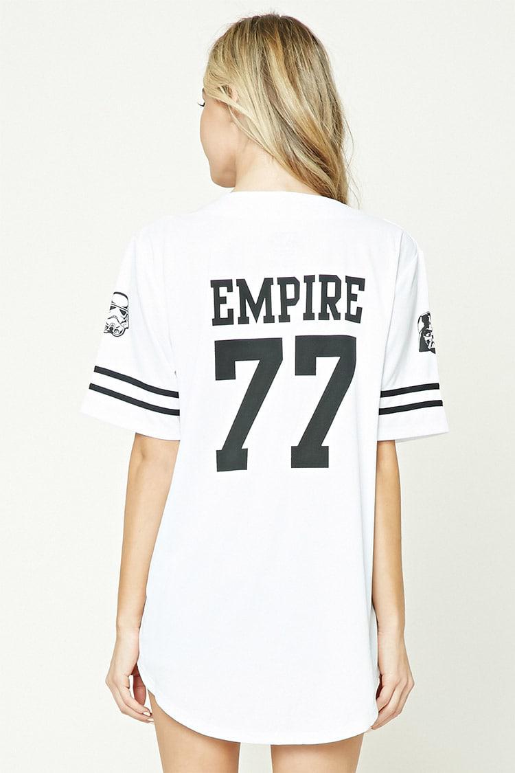 mosquito Innocence duck Forever 21 Synthetic Star Wars Baseball Jersey in White/Black (Black) | Lyst