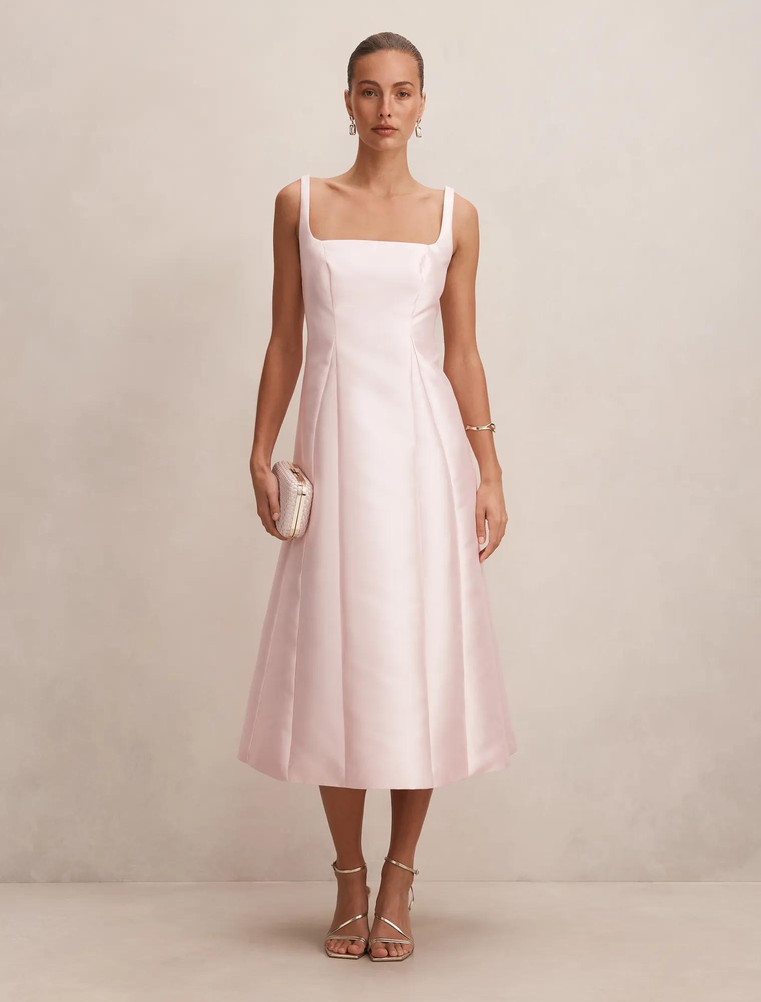 forever new pink satin dress Stylish Clementine Satin Maxi by Forever New