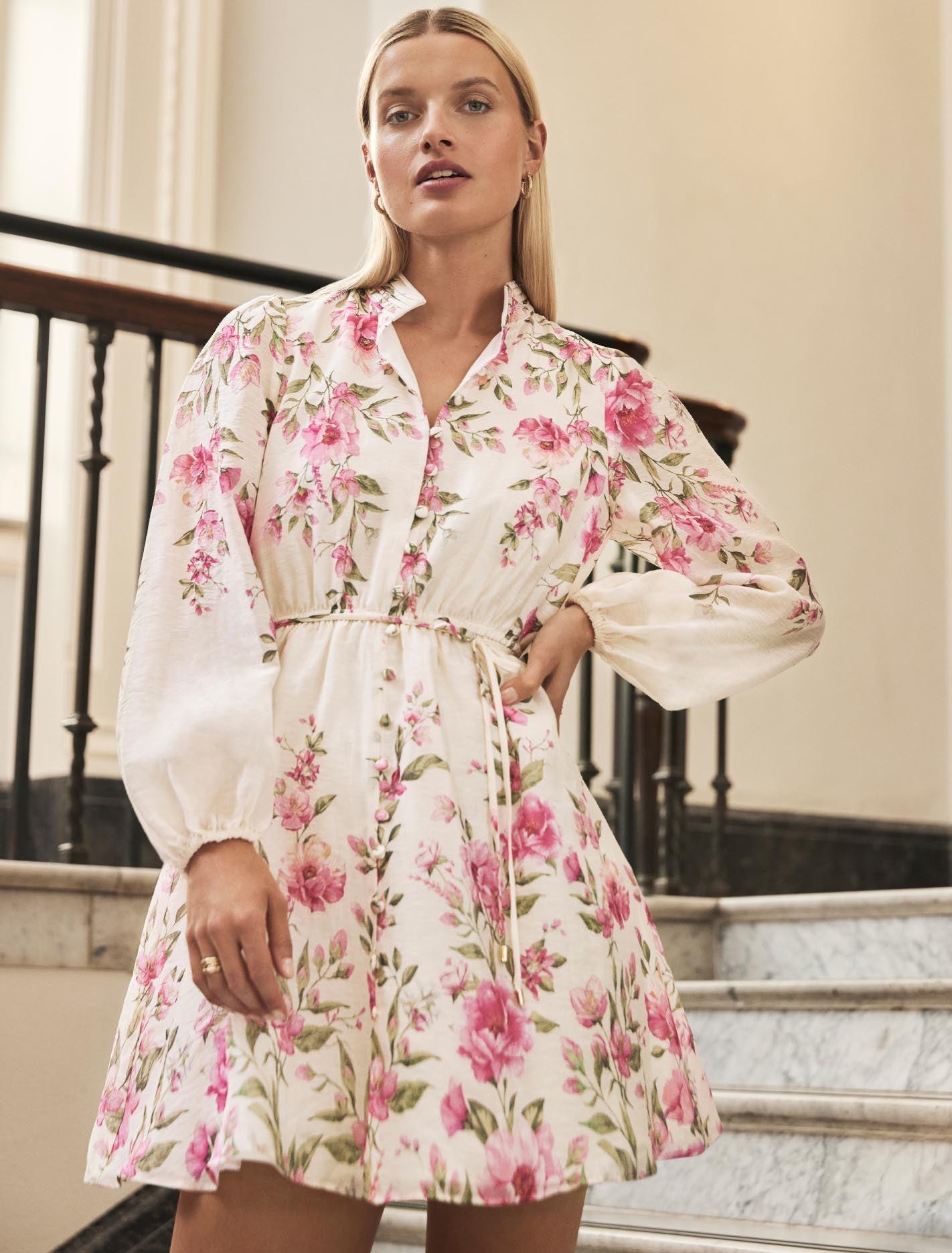 Preston tie sleeve dress best sale