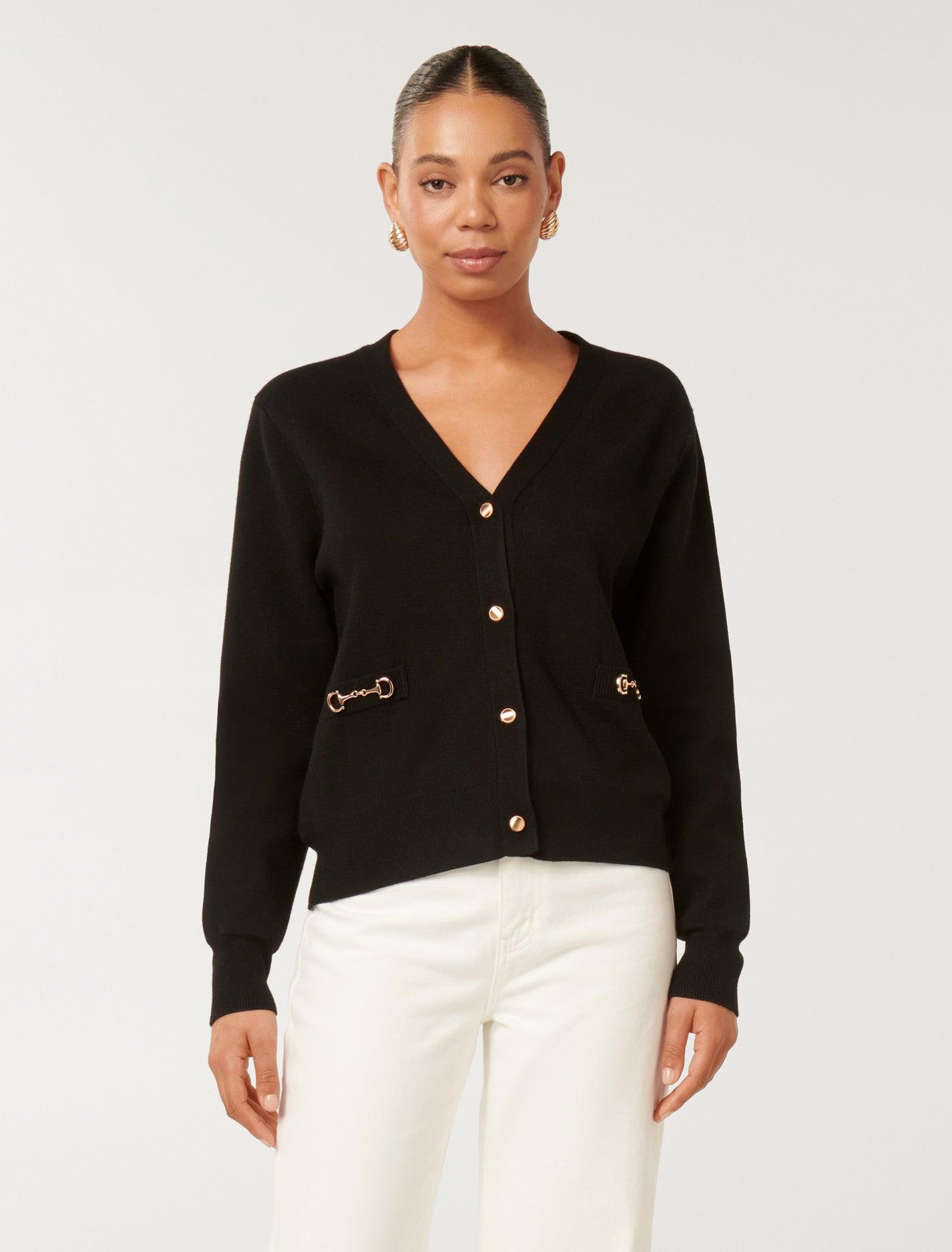 Black cardigan sweater online