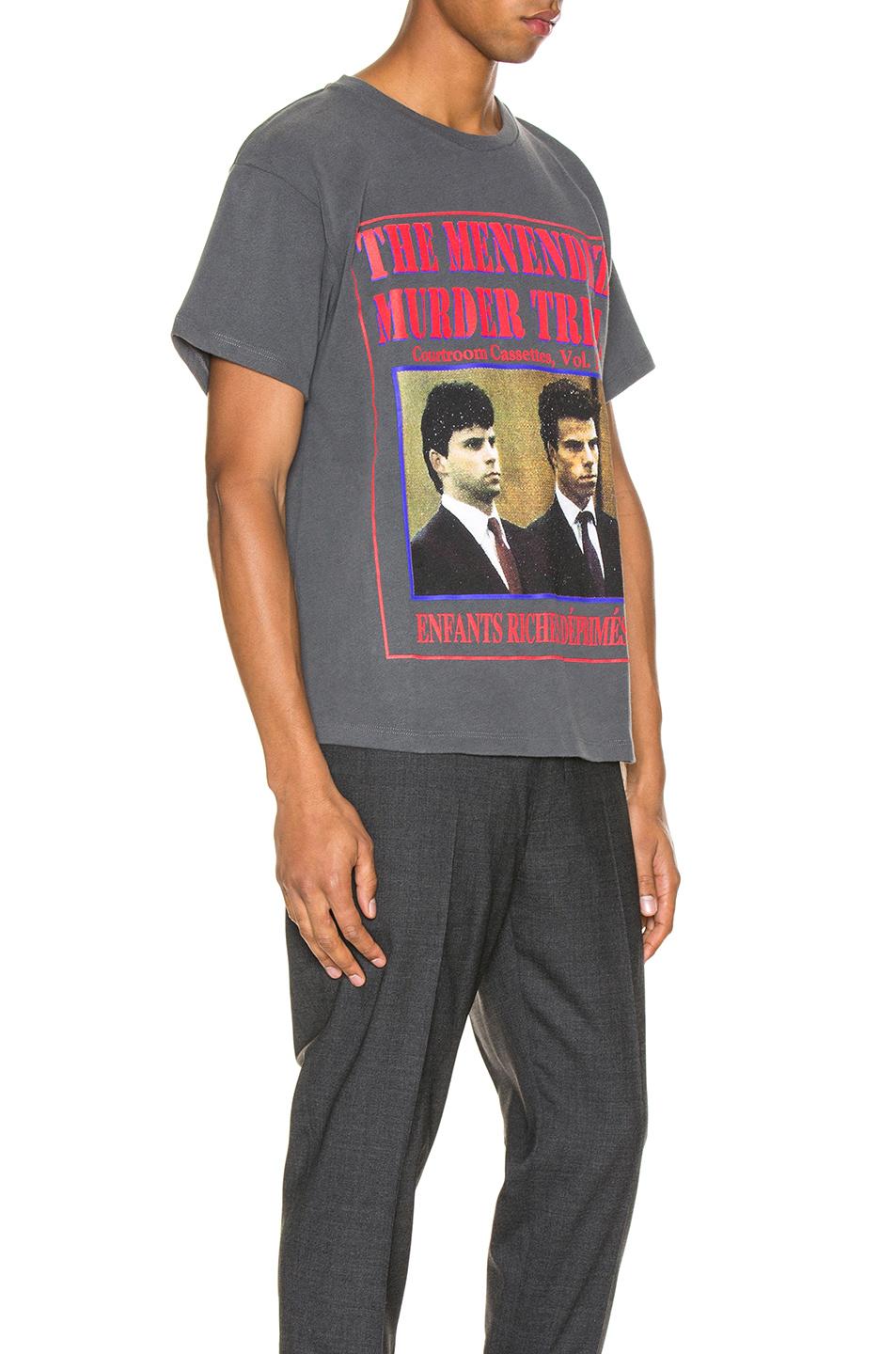 Enfants Riches Deprimes Menendez Murder Trial Tee in Purple for