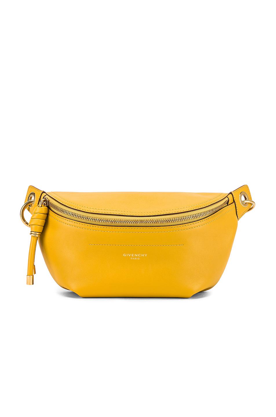 Givenchy Leather Whip Chain Belt Bag in Yellow - Lyst