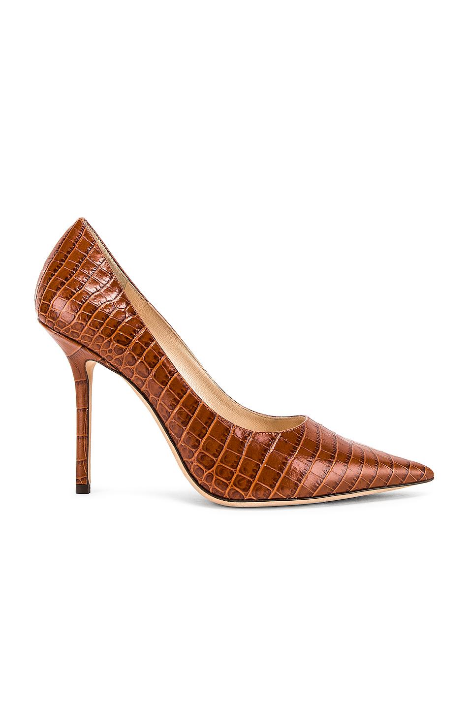jimmy choo love croc flat