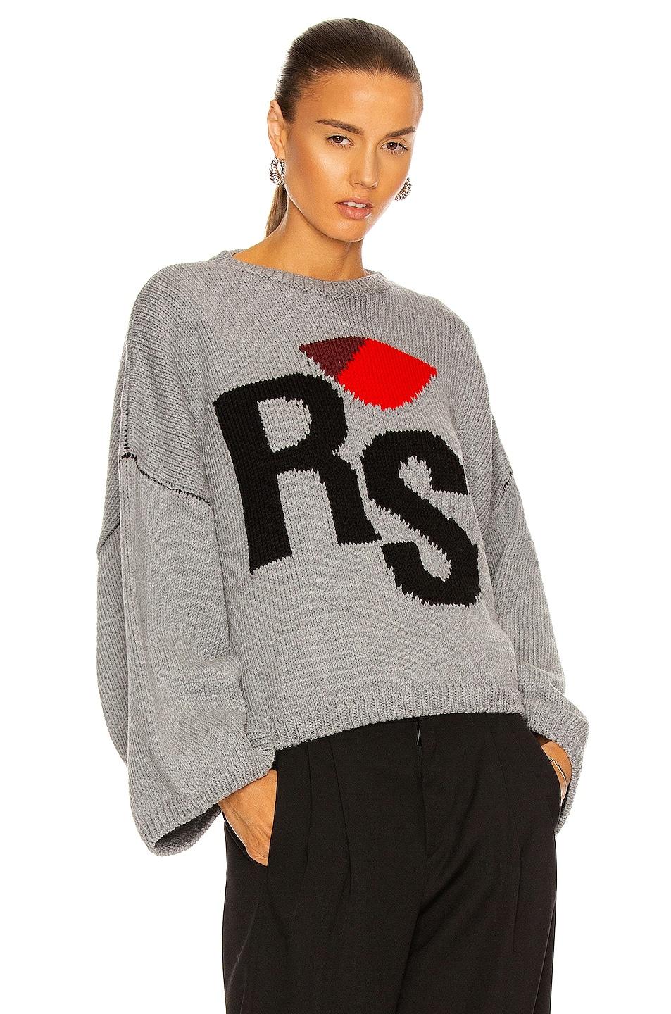 Cropped Rs Knit Sweater