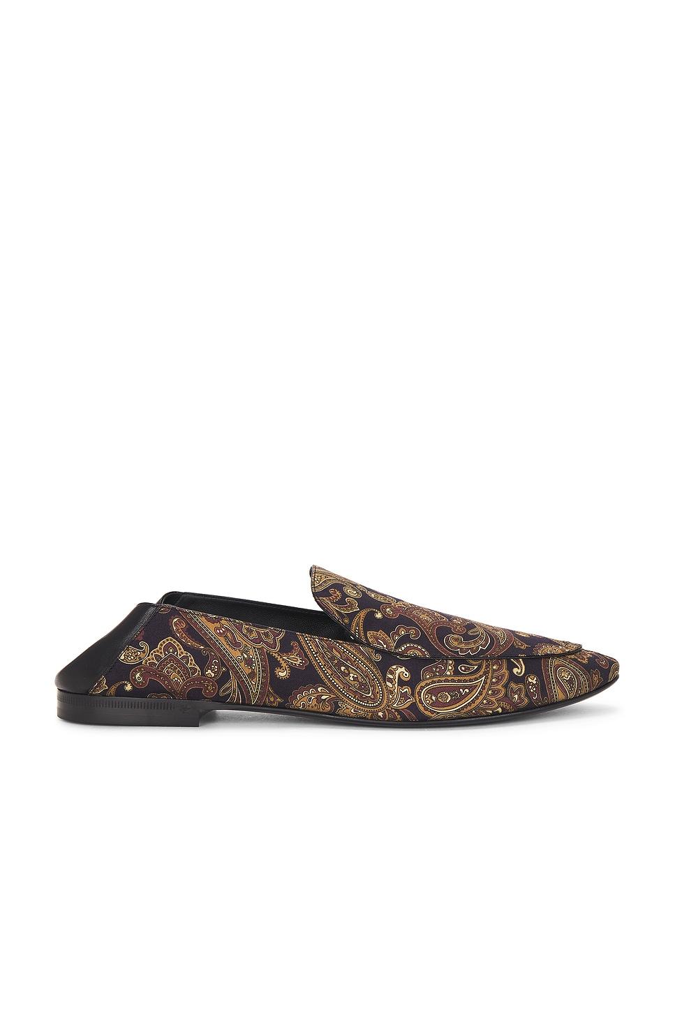 フラットシューズ Saint Laurent Flat Shoes Yves Saint Laurent Shoes Womens 8 Black Velvet Vintage