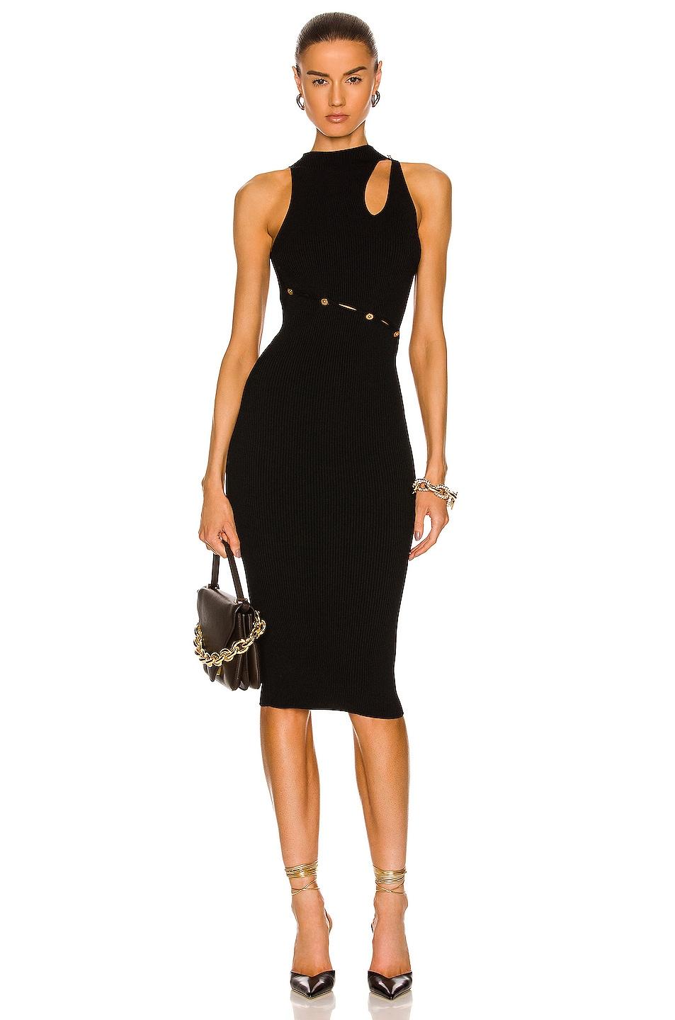 Versace Synthetic Sleeveless Knit Dress 