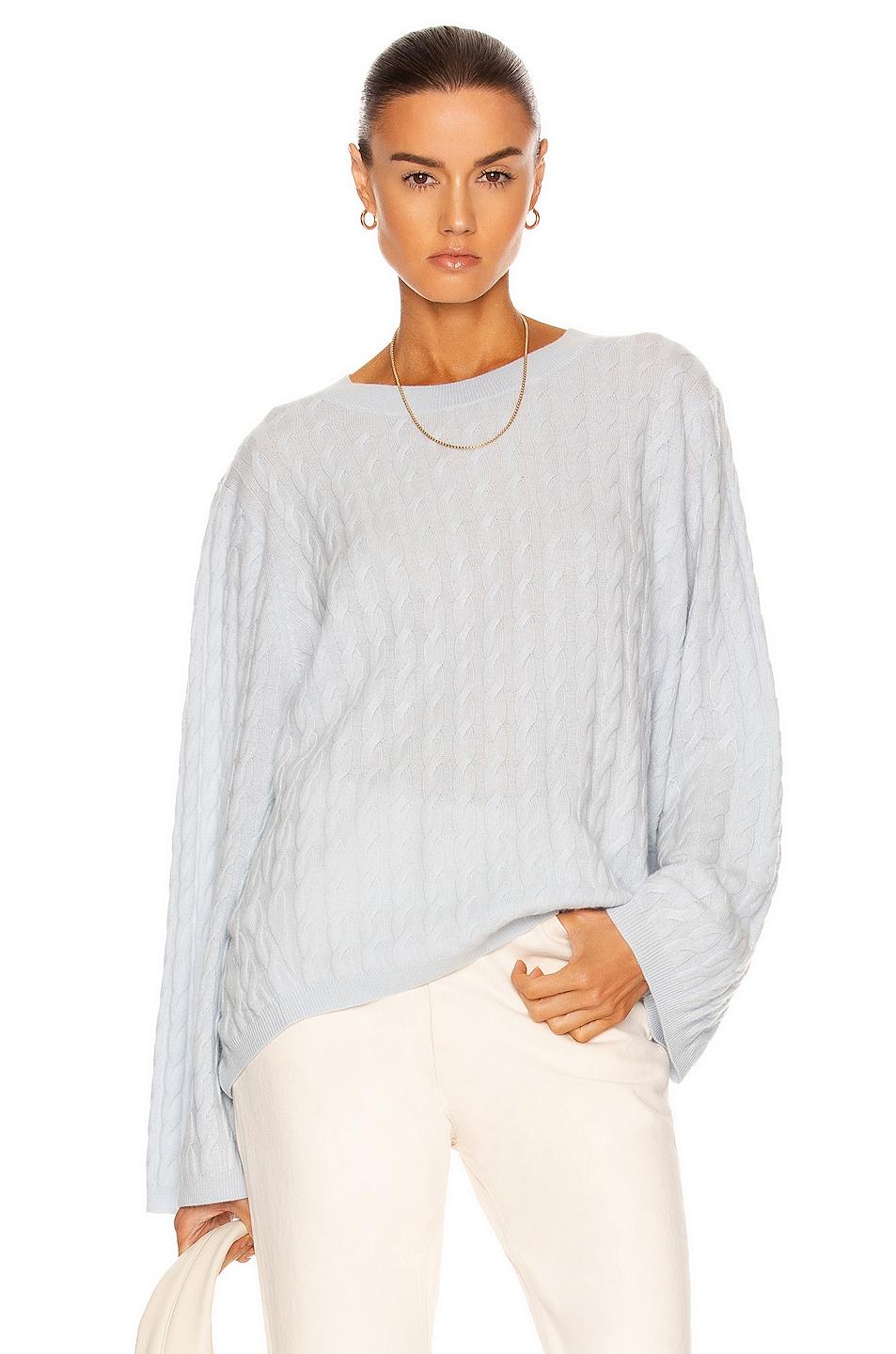 toteme cable knit sweater