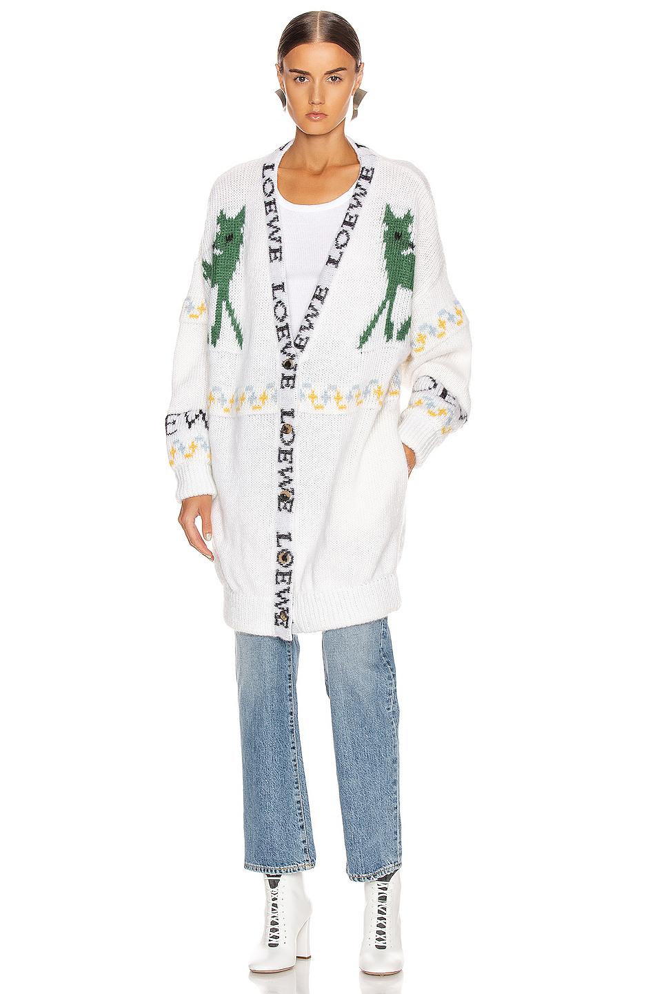 loewe oversized cardigan