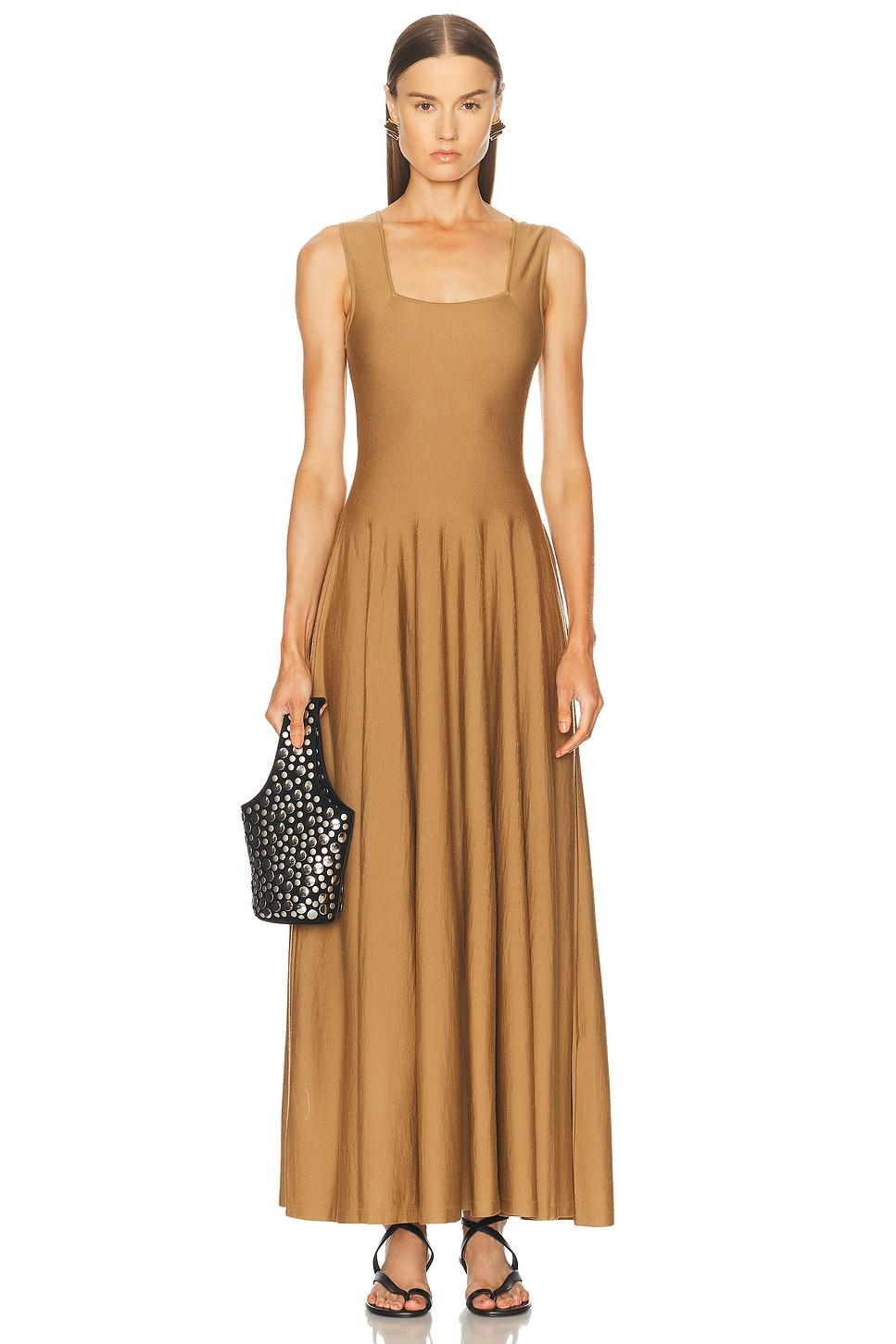 KHAITE Jodie Dress in Natural | Lyst
