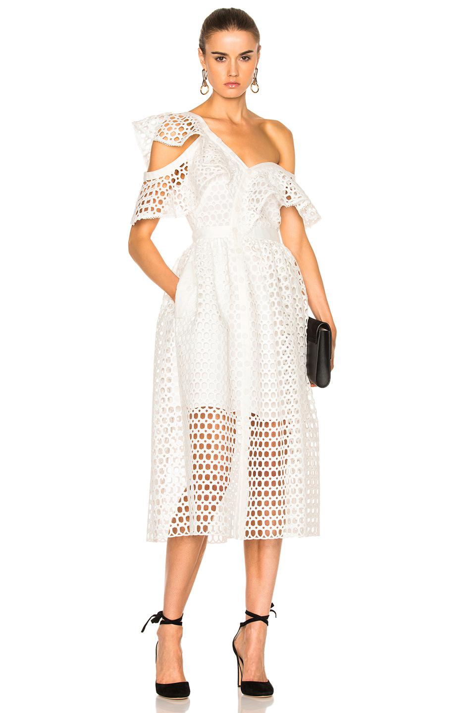 self portrait frill dress