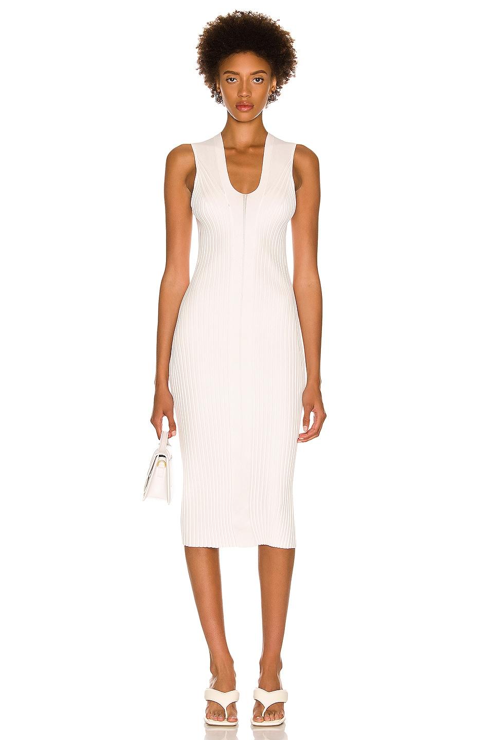 Helmut Lang Synthetic Warp Rib Vneck 