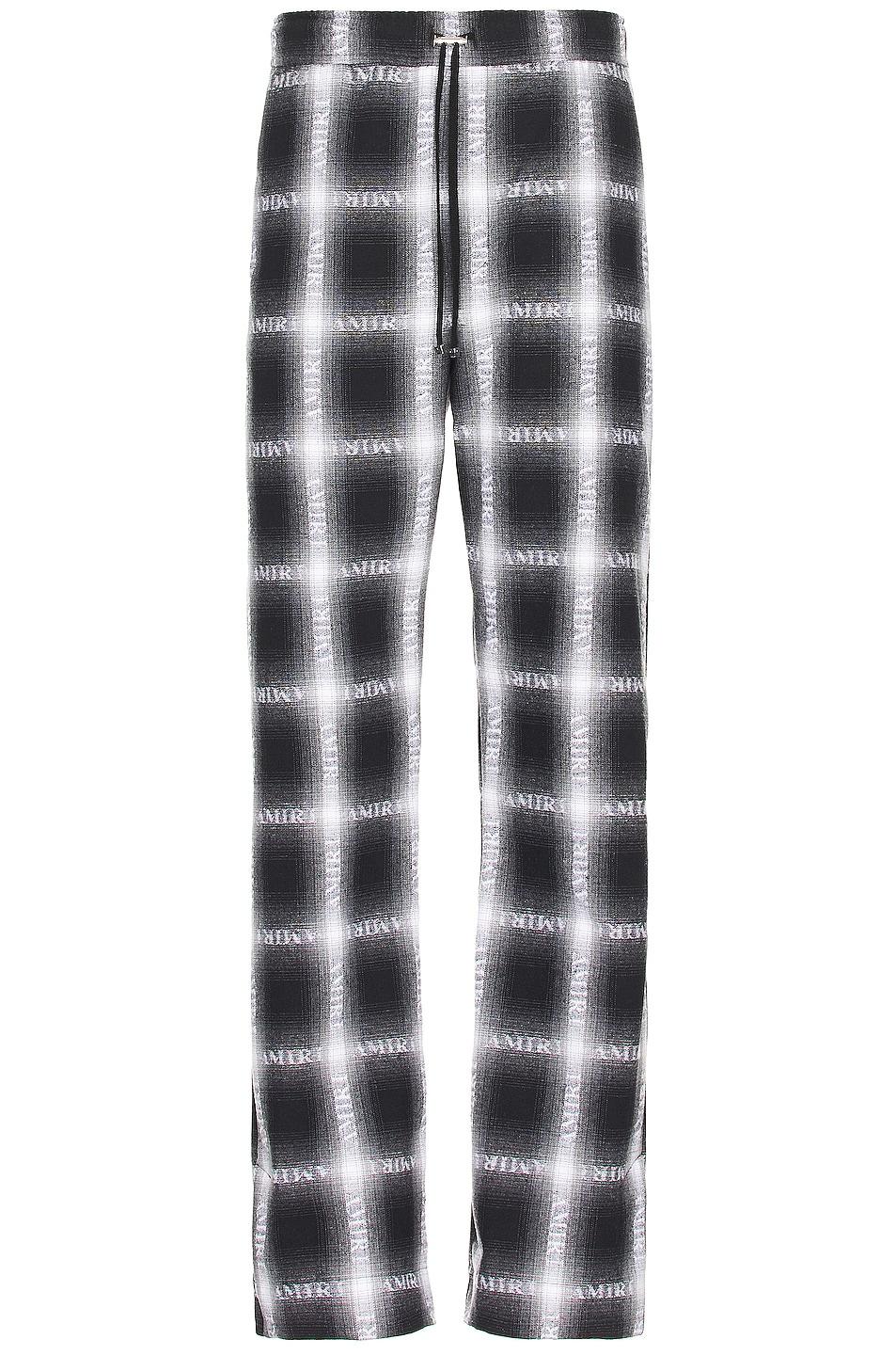 Amiri Shadow Plaid Pj Pants in Black for Men Lyst