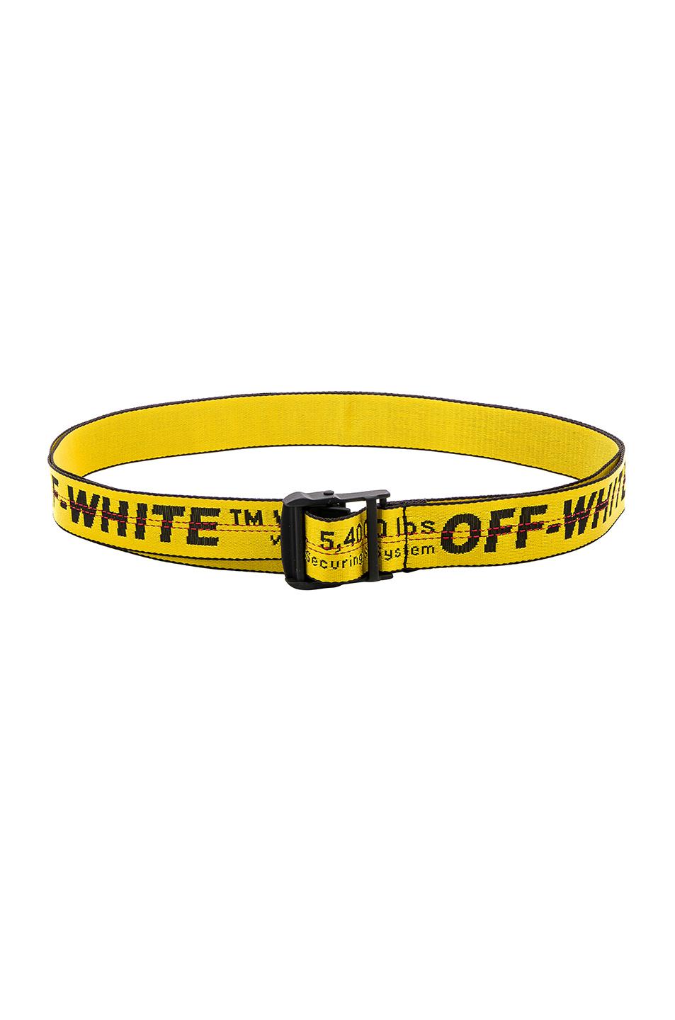 Off-White c/o Virgil Abloh Classic Industrial Belt in Yellow - Lyst
