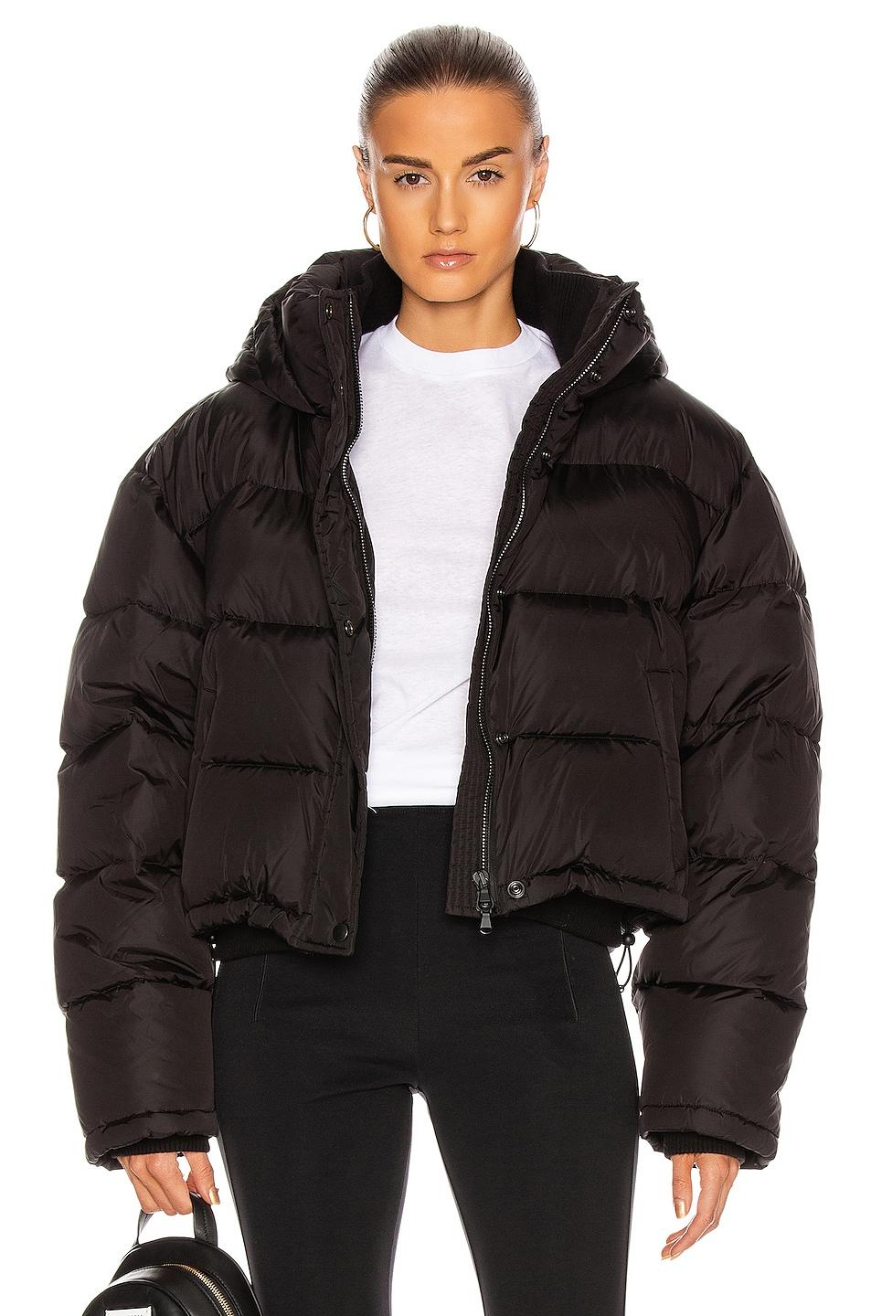 gloss puffer jacket