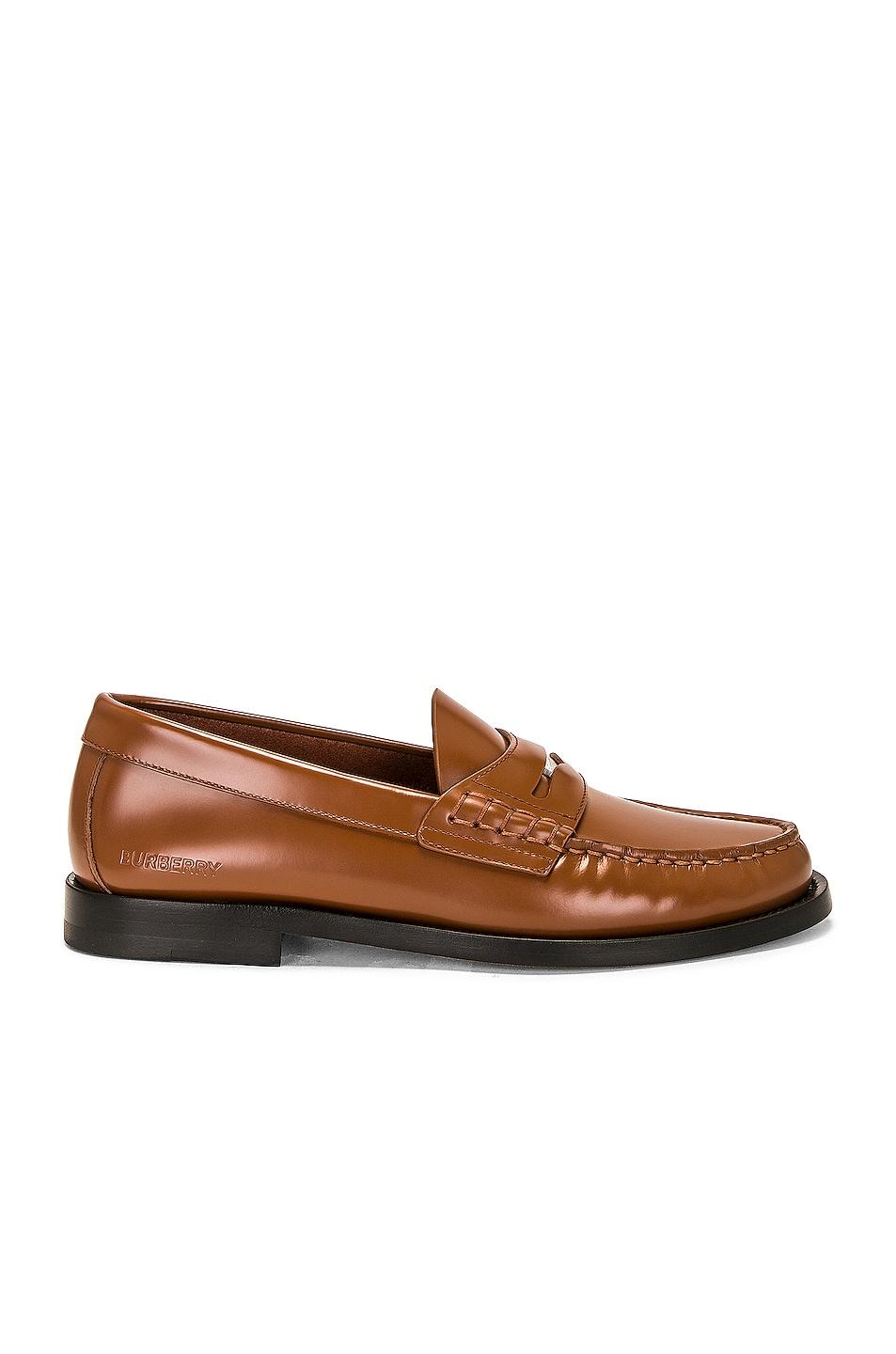 Burberry Rupert Loafer in Brown | Lyst