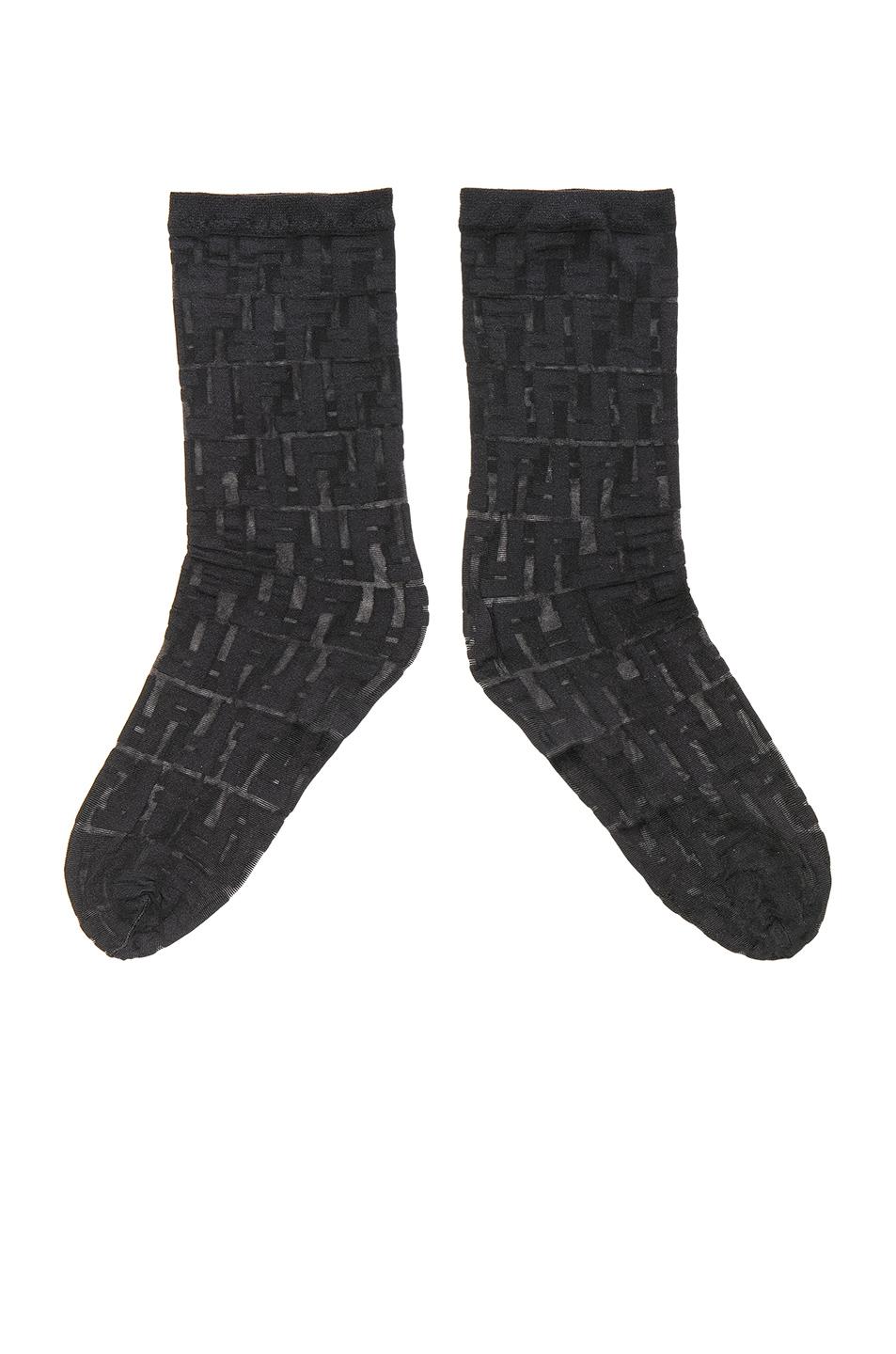 fendi nylon socks