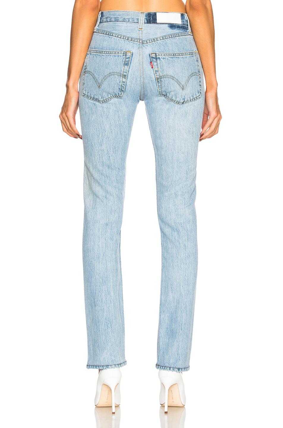 RE/DONE Levi's Cindy Crawford The Crawford High Rise in Blue | Lyst