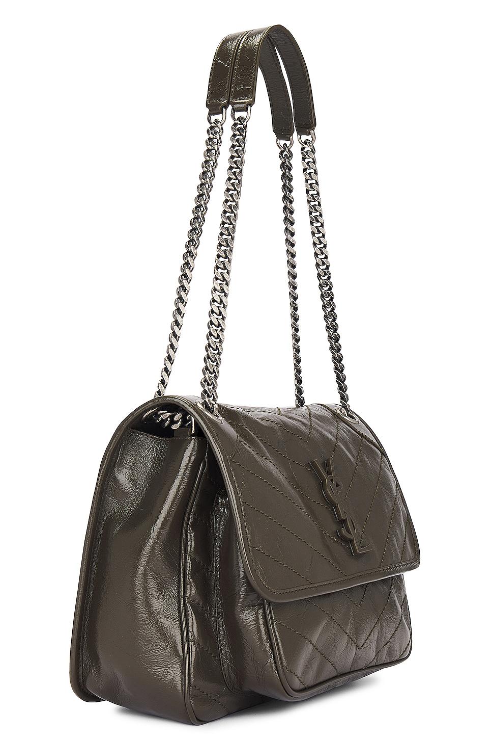 Saint Laurent Medium Niki Chain Bag in Gray