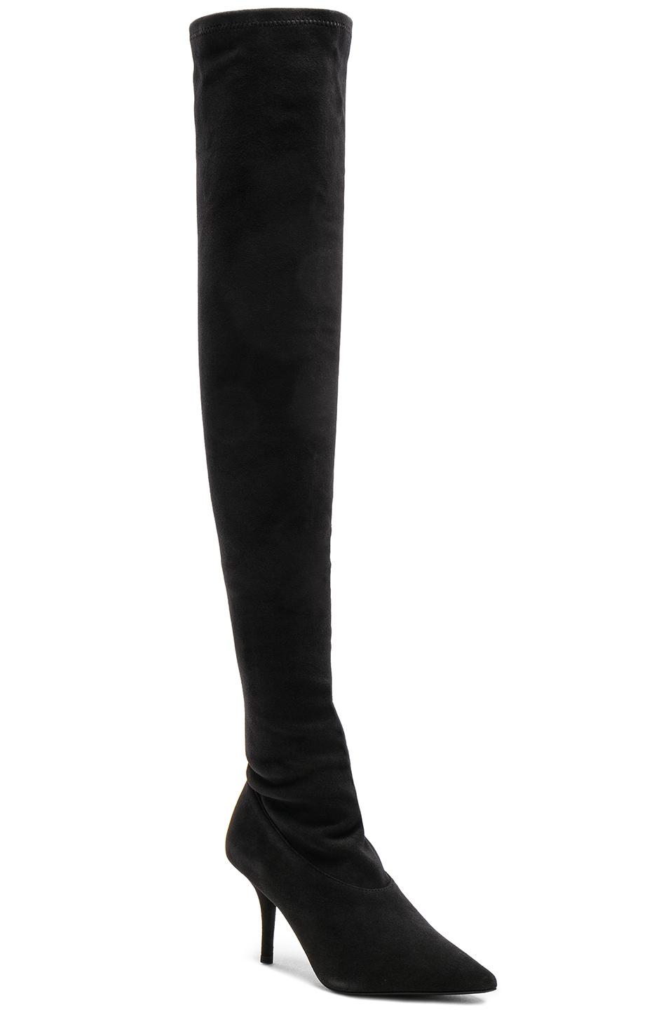 black suede yeezy