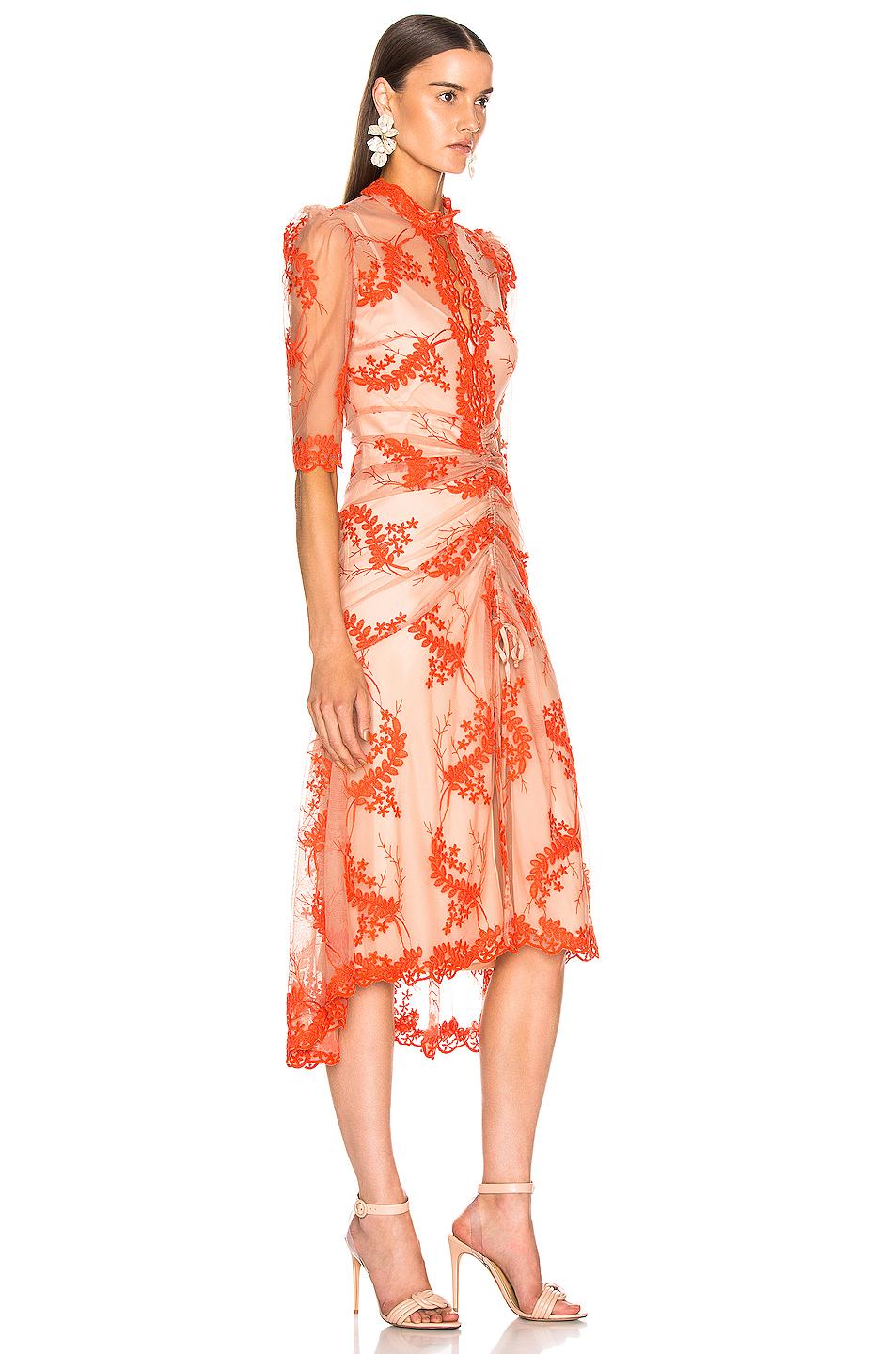 alice mccall red lace dress