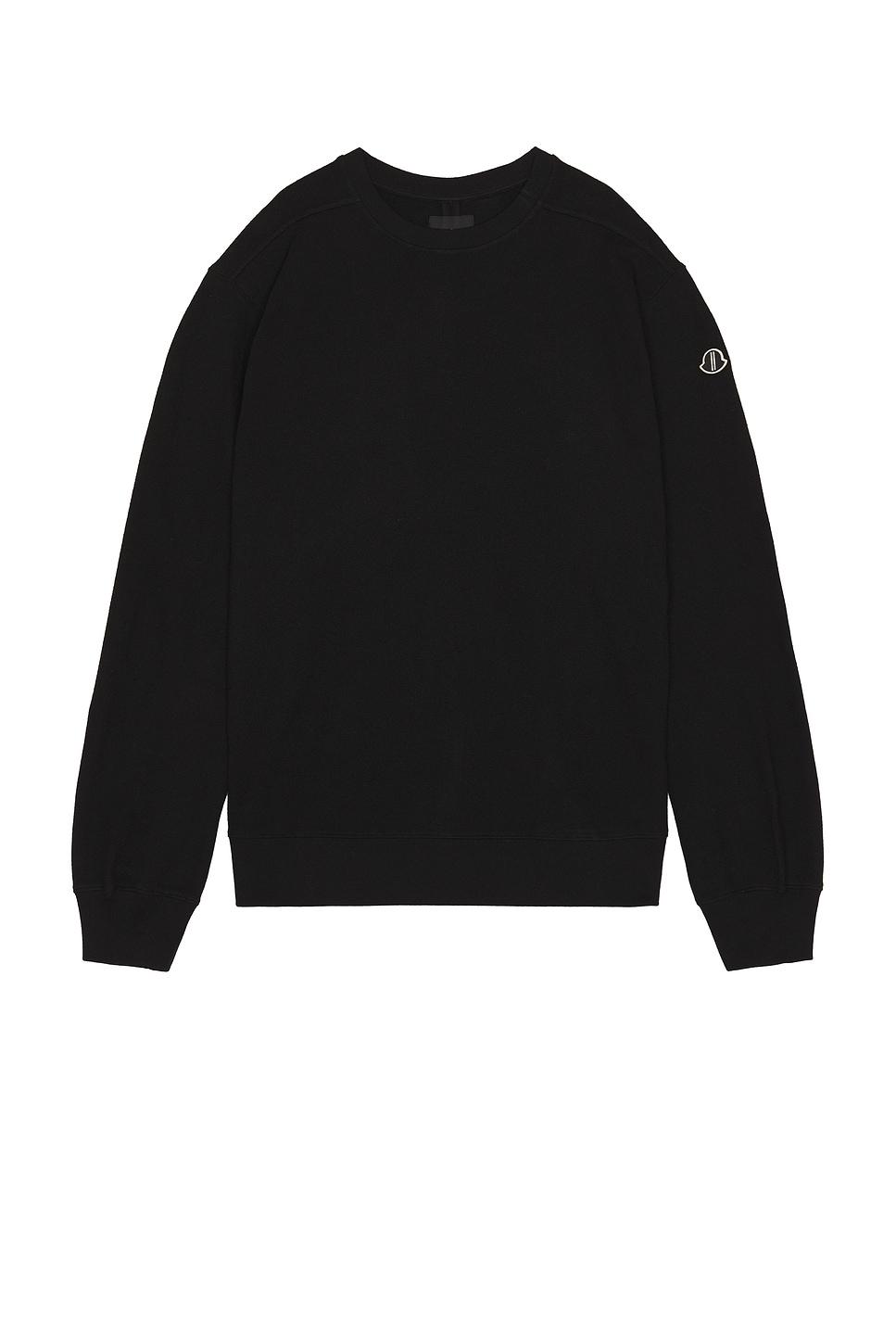 コラボ【Moncler + Rick Owens】JUMBO CREWNECK SWEAT Rick Owens Men's x Moncler Jumbo Crew Sweat in Black Rick Owens
