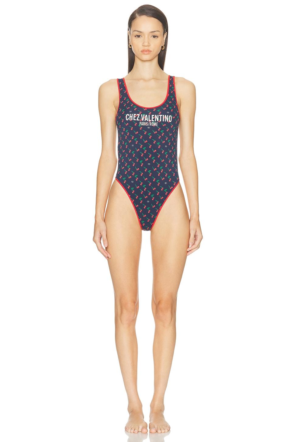 VALENTINOトワル イコノグラフ ライクラ ワンピーススイムスーツ Valentino One-piece swimsuits and bathing suits for Women