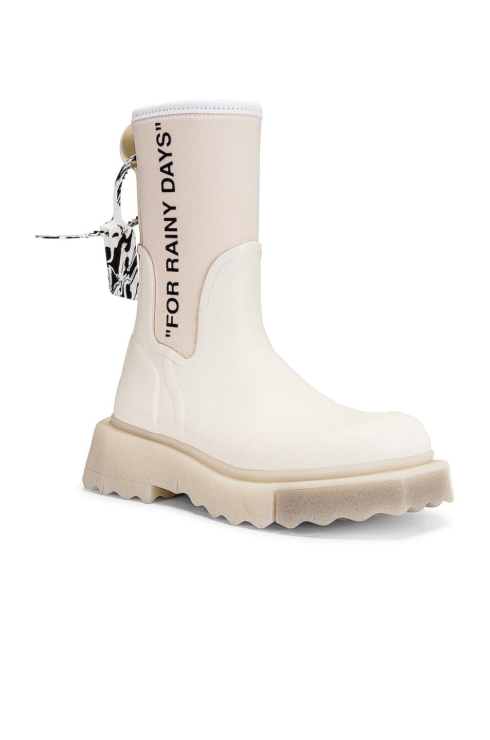 Off-White c/o Virgil Abloh For Rainy Days Rubber Boot in White | Lyst