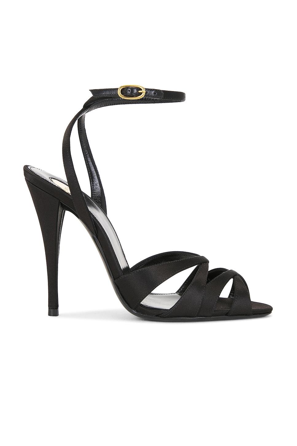 ☆Saint Laurent☆Jasper Sandals Heel サンダル ヒール 正規品 ウィメンズサンダル | ヒール、ストラップ、レザー | Saint