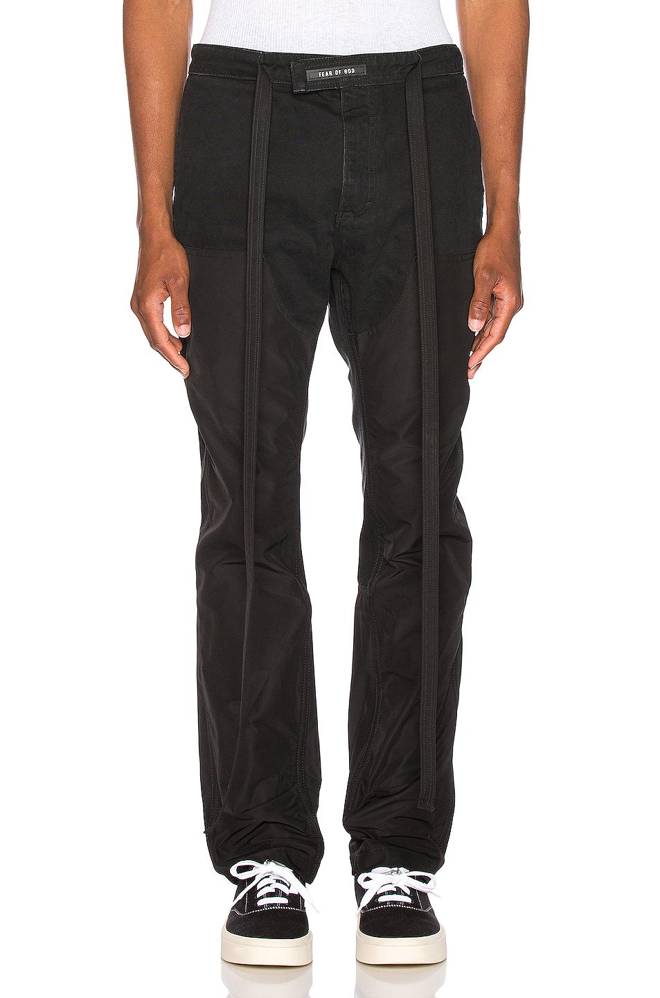 Fear Of God Synthetic Nylon Double Front Work Pant in Black for Men - Lyst