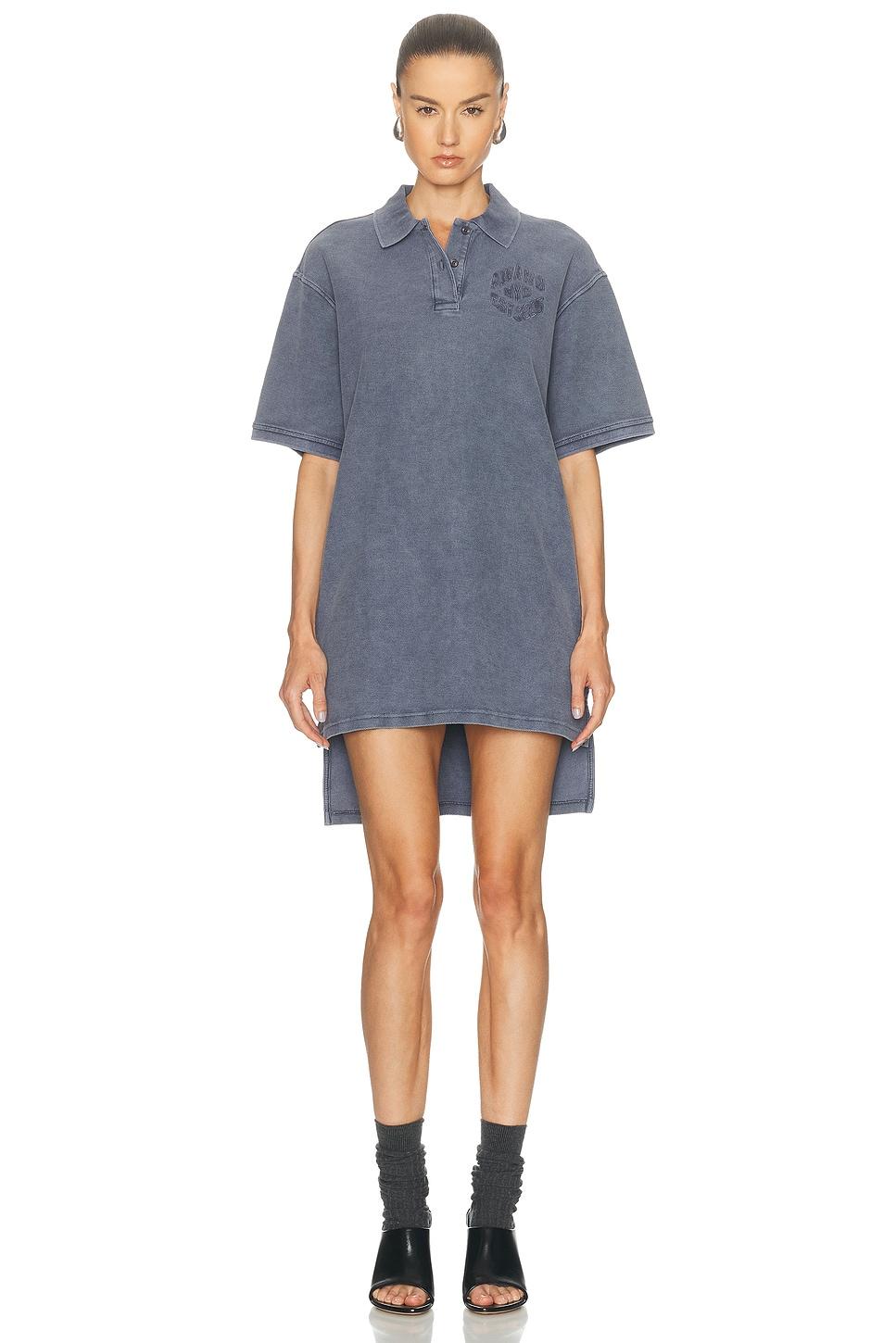 white christmas dresses Alexander Wang Long Sleeve Prestyle Denim Shirt Mini Dress