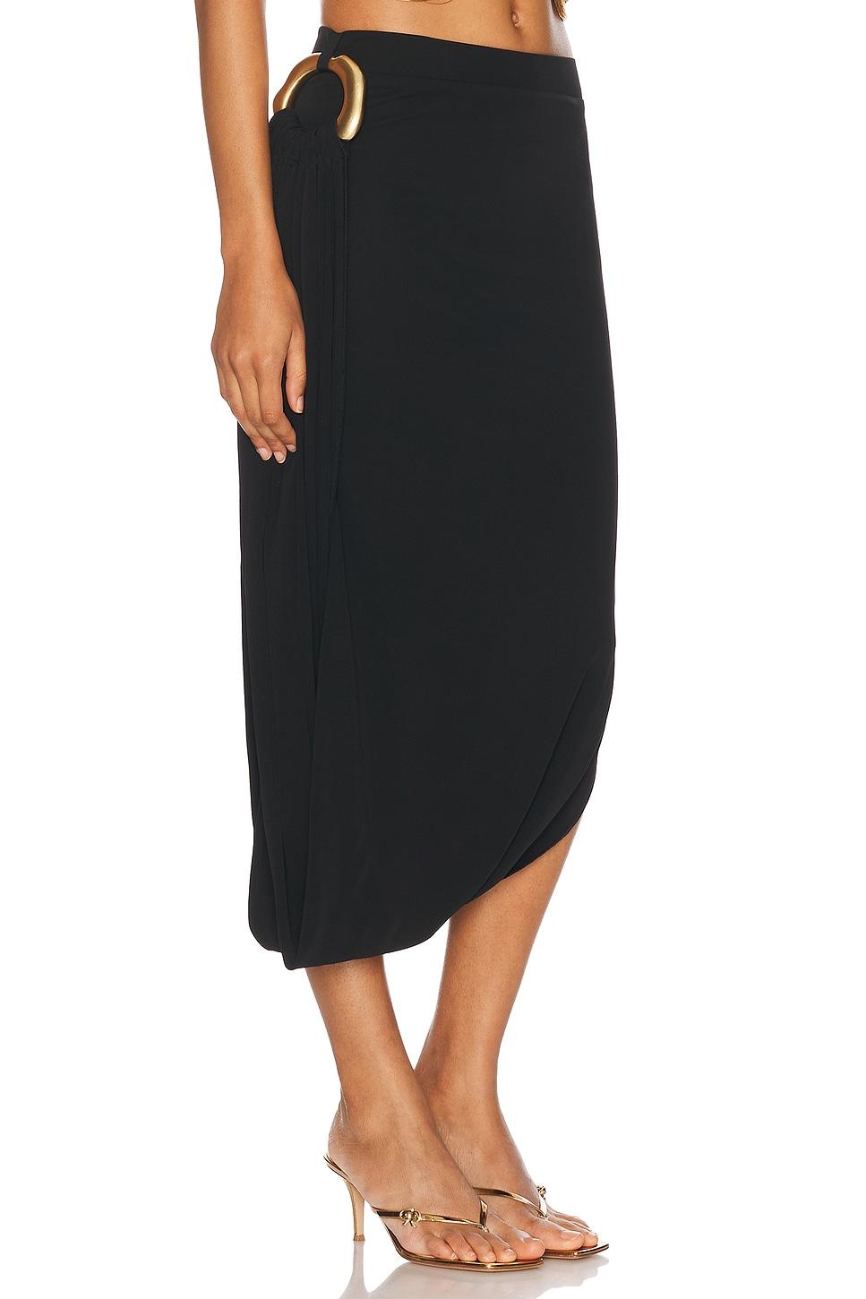 【送料&関税込】Cult Gaia Sola Skirt In Black Viscose Cult Gaia Sola Skirt In Black Viscose | italist