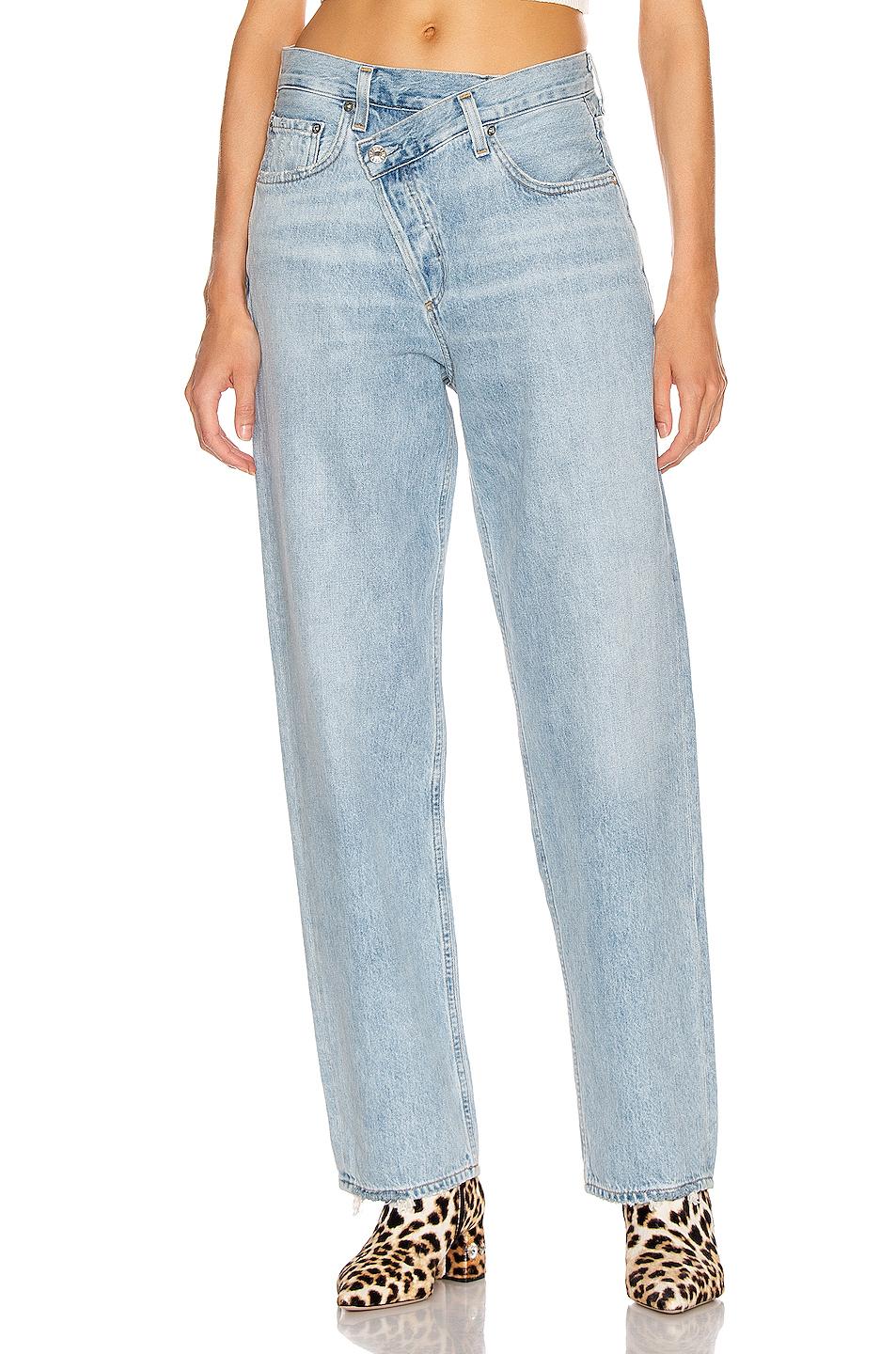 Agolde Cotton Criss Cross Upsized Jean in Blue - Save 5% - Lyst