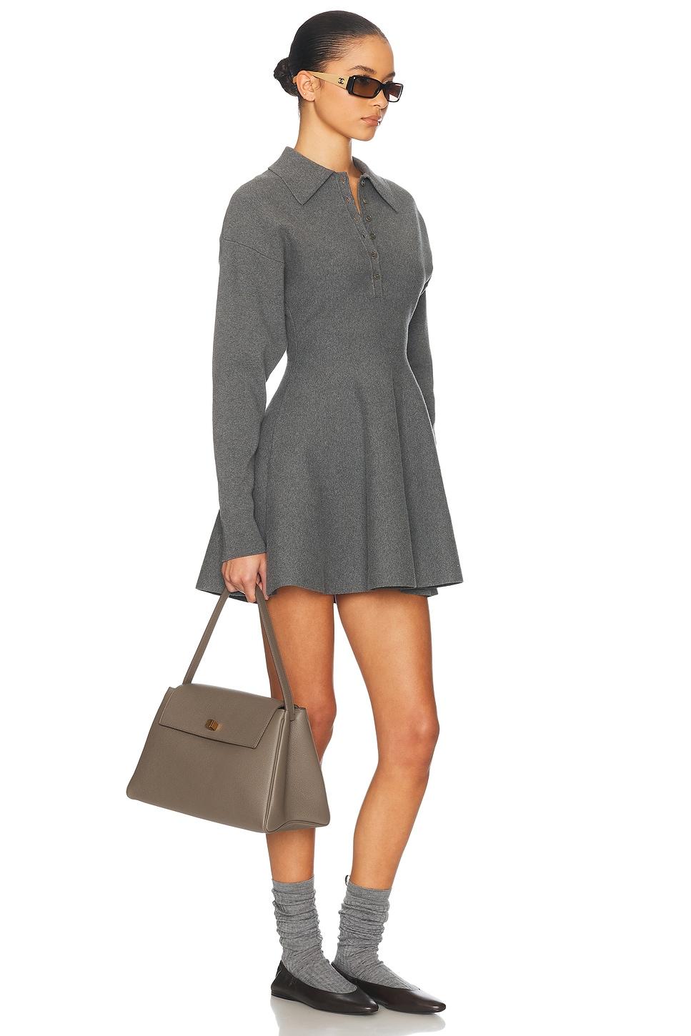 saffron mini knit dress in heather grey helsa jadecargill wears: @helsastudio Saffron Mini Knit Dress in Heather Grey ($279) #jadecargill #helsa #wwe #wweraw #smackdown #wwenxt #aew #aewdynamite #aewrampage #aewcollision #roh #tna #tnawrestling #njpw #fashion #wrestlingfashion #wwestyle