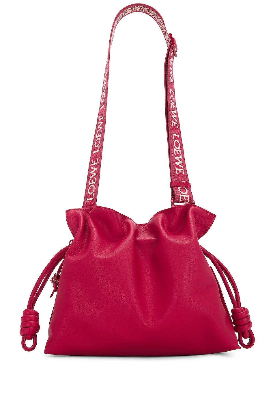Loewe Flamenco Clutch Monochrome Bag in Red | Lyst