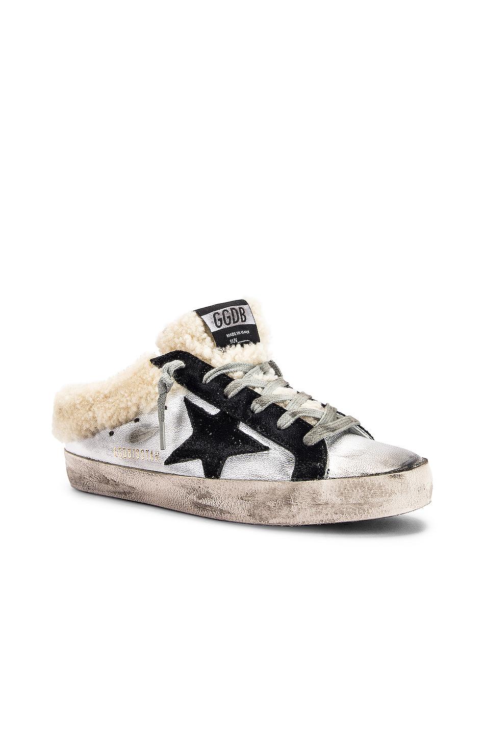 Golden Goose Deluxe Brand Goose Shearling Superstar Sabot