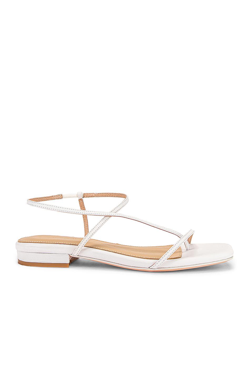 studio amelia white sandals
