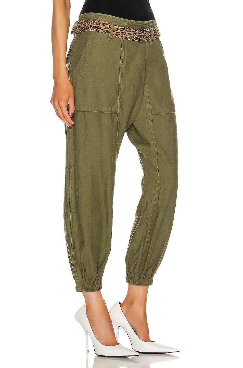 R13 Cotton Crossover Utility Drop Pant in Olive (Green) Lyst