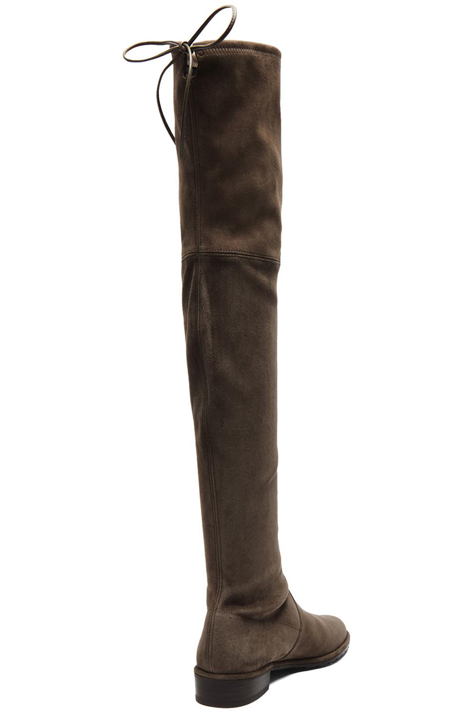 stuart weitzman lowland walnut suede