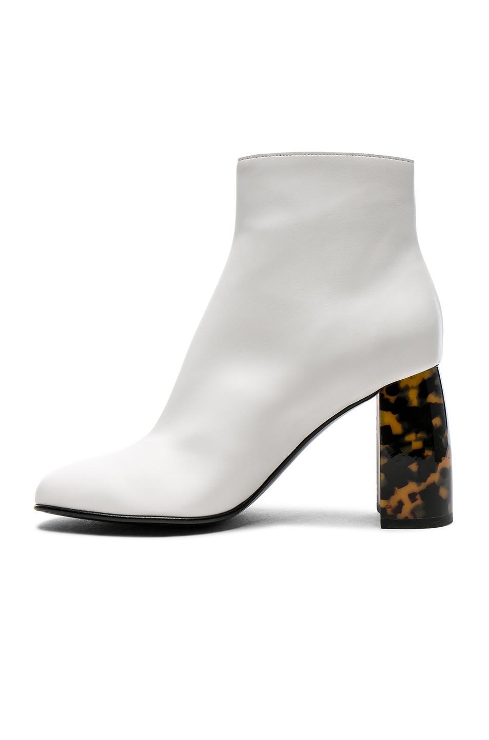 stella mccartney white ankle boots