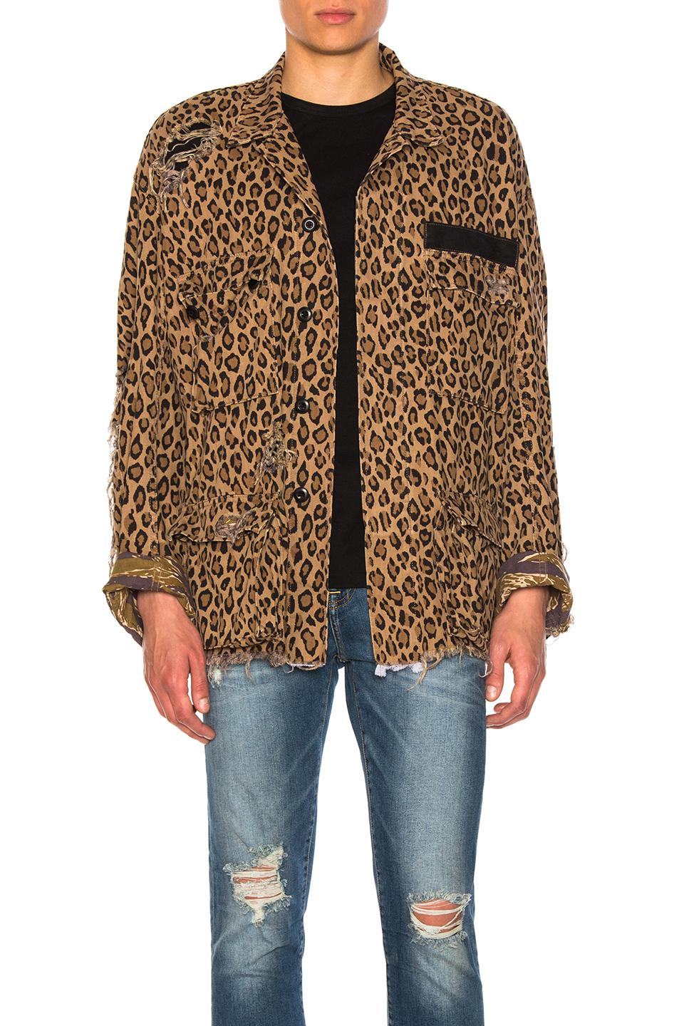 r13 leopard blazer