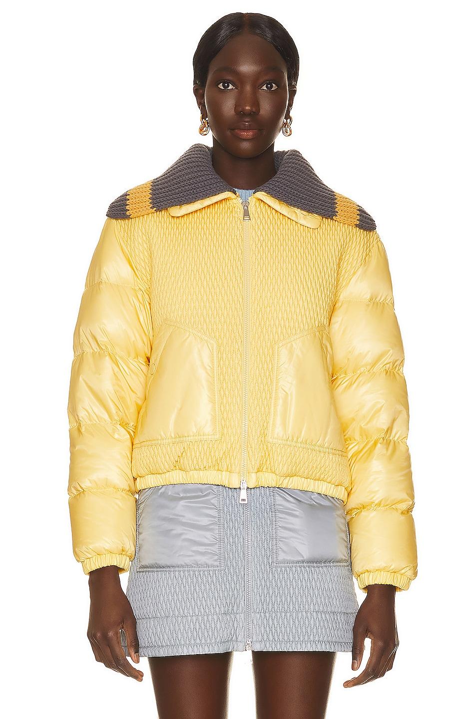 Moncler Arpont Bomber Jacket in Yellow 