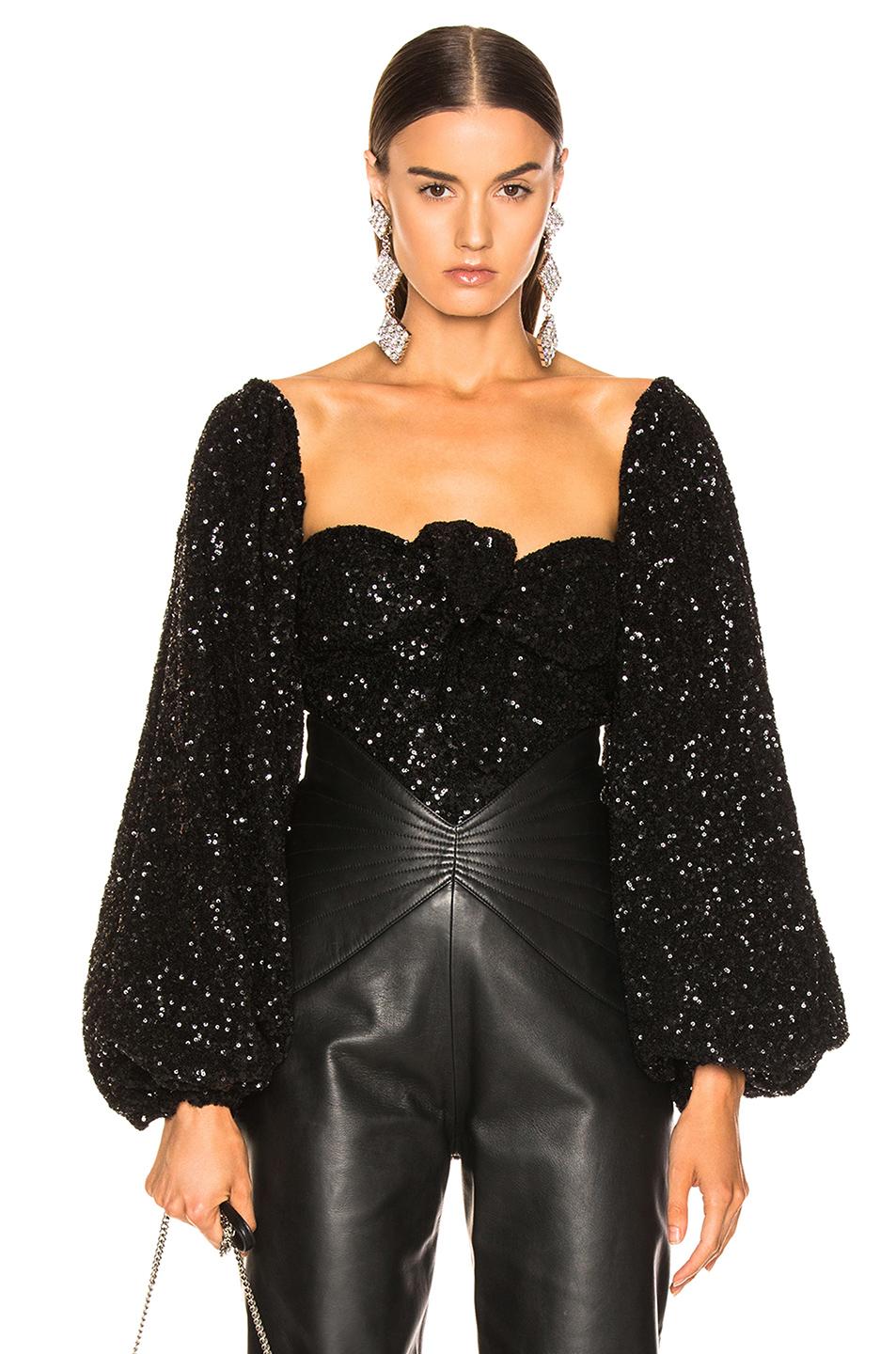 sequin balloon sleeve